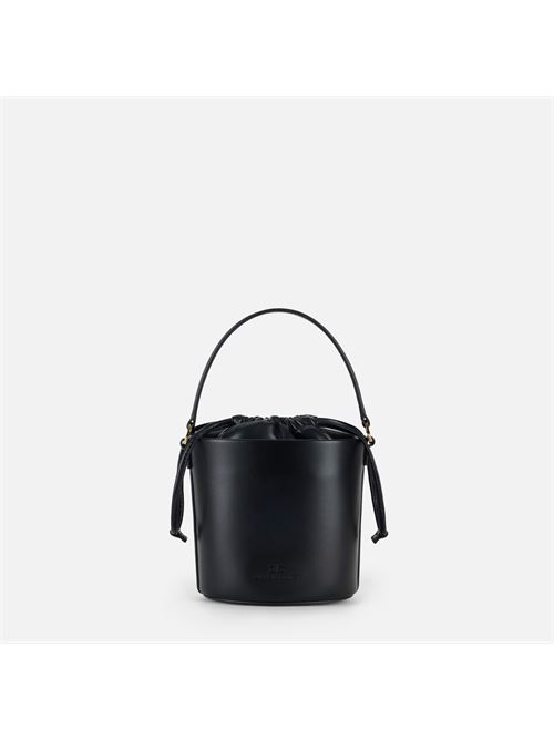 borsa a secchiello con dettaglio logo Elisabetta Franchi | BS92A61E2110